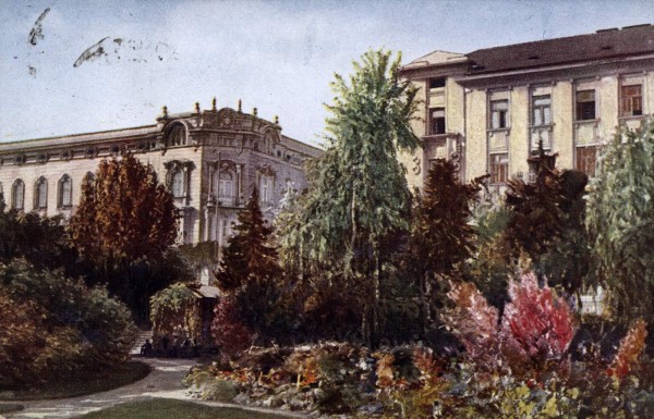 Botanički vrt, Mihanovićeva ulica, 1920. godine